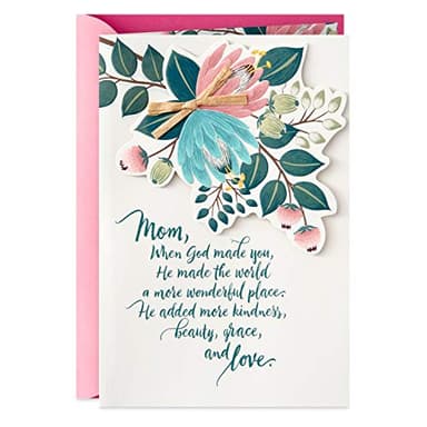 Hallmark DaySpring Religious Mother's Day Card for Mom (Kindness, Beauty, Grace, Love) - Image 1