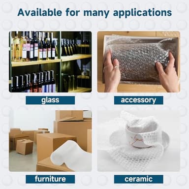 Bubble Cushioning Wrap 12 inch x 36ft - Large Plastic Packing Roll for Moving Boxes & Shipping Supplies - Moving Supplies, Perforated Every 12 Inch - Image 3