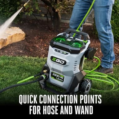 EGO POWER+ Electric Pressure Washer, 3200 PSI Power Washer, Includes (2) 56V 6.0Ah Batteries and Charger - HPW3204-2 - Image 6