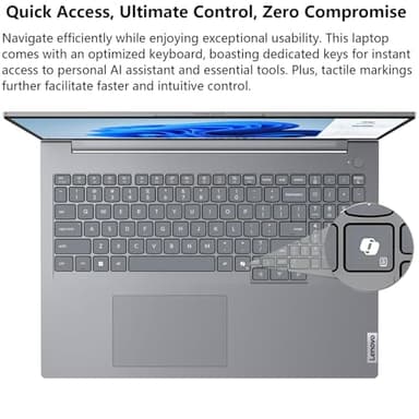 Lenovo ThinkBook 16 Gen 8 16" FHD+ Business AI PC Laptop Computer, Intel 16-Core Ultra 7 255H (Beat i7-13900H), 64GB DDR5 RAM, 2TB PCIe SSD, WiFi 6E, Bluetooth 5.3, Fingerprint Reader, Windows 11 Pro - Image 5