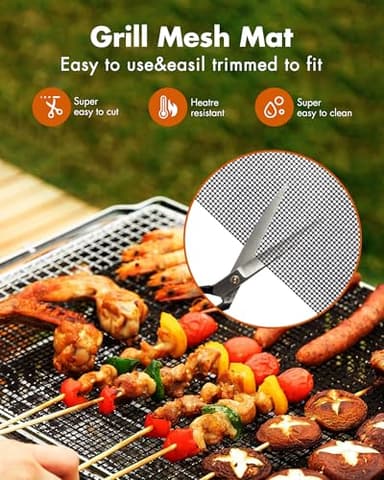Griddle Accessories Kit - 136PCS Flat Top Grill Accessories for Blackstone and Camp Chef Metal Spatula Tools Set with Burger Press Scraper Tongs Carry Bag for Outdoor Grilling BBQ Cooking - Image 5