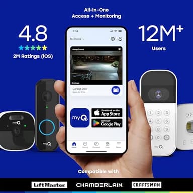 CHAMBERLAIN myQ Outdoor Battery Camera | 2K Camera, Color Night Vision, Spotlight, Motion Alerts, Live View with Two-Way Talk, Wireless, Weather-Resistant, Outdoor, White - Image 9