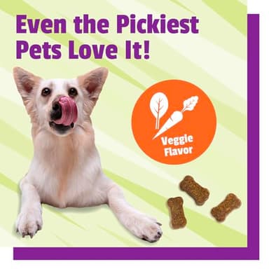 Pet Naturals Skin and Coat for Dogs with Dry, Itchy and Irritated Skin, 30 Chews - Salmon Oil, Vitamin E and Flax Oil - No Corn or Wheat - Vet Recommended - Image 8