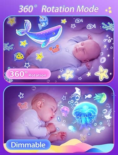 21 Sets of Films, Projector Night Light for Kids Bedroom, Ceiling, Kids Night Light Projector, Star Galaxy Projector with 360° Rotation Dimmable for Girls, Birthday, Christmas, Nursery, Room Decor - Image 6