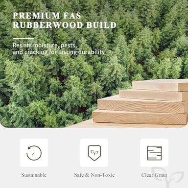 IUNVR Shoe Rack for Front Door Entrance, Solid Wood Shoe Bench for Closet, Holds Up to 550lbs, Shoe Rack Bench for Entryway, Mudroom, Hallway - Image 6