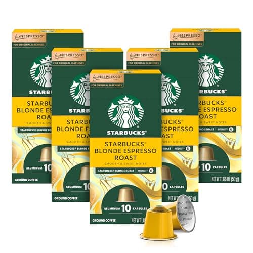 Starbucks by Nespresso Original Line Blonde Roast Espresso 50-count Espresso Pods - Image 1