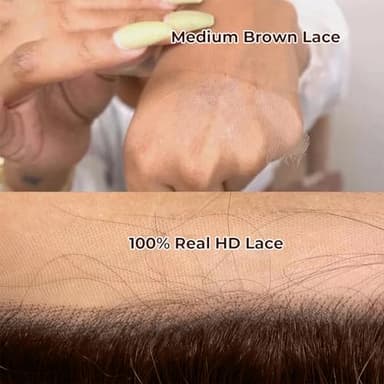 250% Density 13x6 FULL SKINLIKE Real HD Chocolate Brown lace front wig Human Hair Pre Plucked 0.10mm Ultra-thin Invisible Loose Body Wave HD Lace Front Wigs Human Hair Small Knots Full Virgin Hair - Image 5