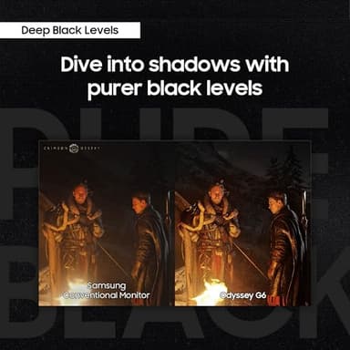 SAMSUNG 27” Odyssey OLED G6 (G60SD) Series Gaming Monitor with QHD & QD-OLED, 360Hz 0.03ms, AMD FreeSync Premium Pro, Anti-Glare, Sleek Design, Cooling System, 3 Year Warranty, LS27DG602SNXZA - Image 4