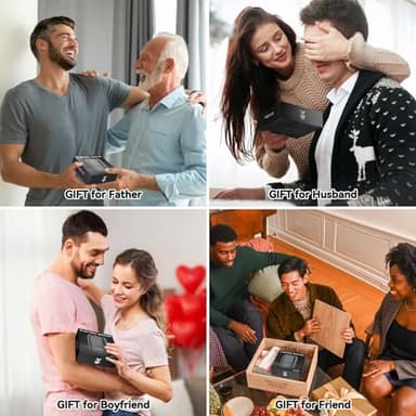 VIKICON® Electric Foil Shavers for Men, Compact Travel Face Shaver, Mini Razor for Shaving Face, Portable On-The-Go Shaver w/Dual Floating Blades, Close Shave Stubble Trimmer USB-C, Gifts for Dad Him - Image 2