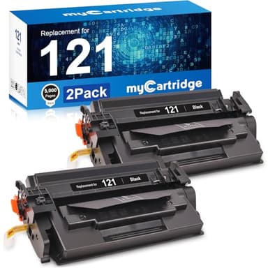 myCartridge 121 Black Toner Cartridge Compatible for Canon 121 CRG-121 CRG121 for Canon imageClass D1650 D1620 Printer (2-Pack), 121 Black Toner Cartridge - Image 1