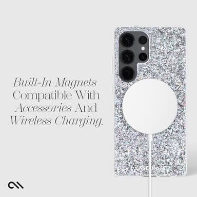 Case-Mate Samsung Galaxy S25 Ultra Case [Magnetic and Wireless Charging] Iridescent Sparkle Phone Cover [12ft Drop Protection] - Premium Phone Case for Samsung Galaxy S25 Ultra 6.9" - Twinkle Disco - Image 4