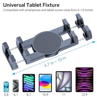 Tablet Holder for Car ipad Holder for Car【Windshield+Dash】Suction Cup ipad Mount for Truck Stand【360° 】Tablet Car Mount soporte para tableta para auto for All 4.7"-12.9" Apple iPad Samsung Galaxy Tab - Image 8