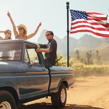 Truck Flag Pole Kit with Trailer Hitch Holder - 6FT Heavy Duty Flagpole for Trucks,Stainless Steel Flag Rings Hold Flag Securely,Upgraded Windproof Holder with Longer Sleeve for Truck,Pickup,Jeep - Image 7