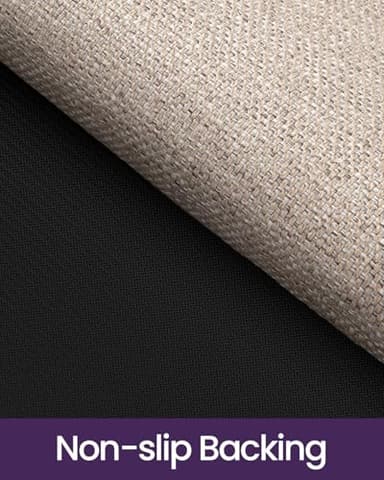 DEXI Door Mat Inside Entrance 32x48, Ultra Non Slip Rubber Backed Dirt Trapper, Low Profile Thin Welcome Doormat, Absorbent Easy Clean Entry Mats for Entryway, Patio, Beige - Image 4