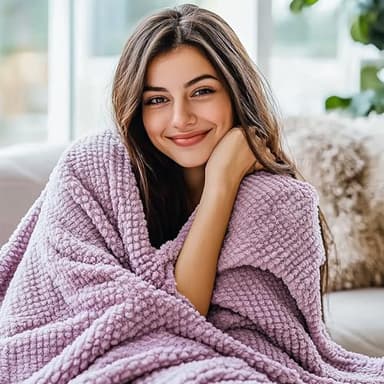 Christmas Gifts for Women, Womens Christmas Gifts, Get Well Soon Gift with Luxury Flannel Blanket, Self Care Retirement Gifts Relaxing Spa Basket Set for grandma, Mom, Sister, Wife, Girlfriend, Her - Image 5