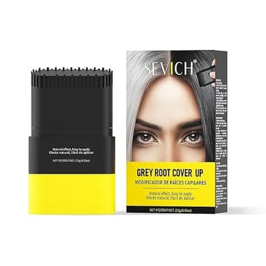 SEVICH Touch Up Comb 2 in 1 Korean, Instant Hair Root Touch-Up Stick | Dual-Sided Design For Natural Gray Coverage, Long-Lasting Moisturizing Formula With Plant Extracts,15g Dark brown - Image 1