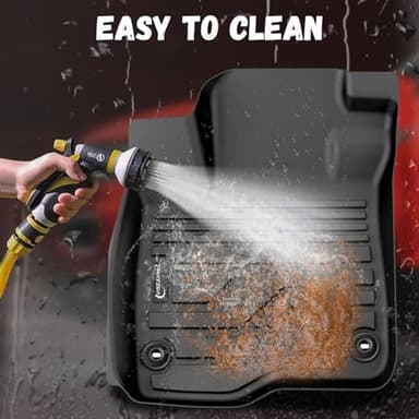 PARTZER Floor Mats for Honda CRV CR-V 2023-2026 (Include Gas & Hybrid), All Weather TPE Protection Floor Liners Accessories, 1st & 2nd Row & Cargo Liner - Image 7