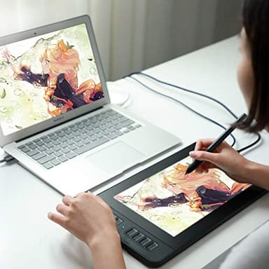 GAOMON PD1161 Drawing Tablet with Screen, Digital Art Tablet with Battery-Free Stylus, Tilt, 8 Shortcut Keys for Paint, Design, Illustration, Editing, 11.6-inch Graphics Tablet for Mac, Windows PC - Image 5