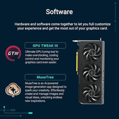 ASUS The SFF-Ready Prime GeForce RTX™ 5060 8GB GDDR7 OC Edition Graphics Card (PCIe® 5.0, 8GB GDDR7, HDMI®/DP 2.1, 2.5-Slot, Axial-tech Fans, Dual BIOS) - Image 7