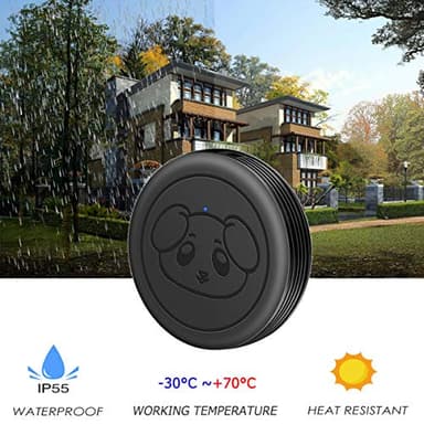 EverNary Dog Door Bell, Wireless Doggie Doorbells for Potty Training, Door Bell for Dogs to Go Outside, Dog Bells to with 1 Receiver and 2 Waterproof Transmitters (Black) - Image 5