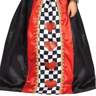 Fun World Queen Of Hearts Toddler Costume, Large, Multicolor - Image 3