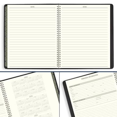 AT-A-GLANCE 2025 Planner, Monthly, 9" x 11", Large, Recycled, Black (70260G0525) - Image 7