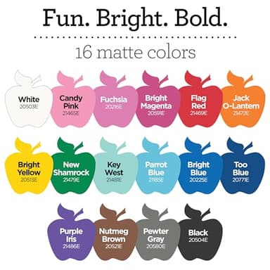 Apple Barrel, Vibrant Spectrum Collection Acrylic Craft Paint, PROMOABIII, 2 fl oz each, 16 assorted matte colors, 16 count - Image 3