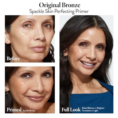 LAURA GELLER NEW YORK Spackle Primer - Bronze - Super-Size 2 Fl Oz - Hyaluronic Acid Makeup Primer for Mature Skin - Image 3