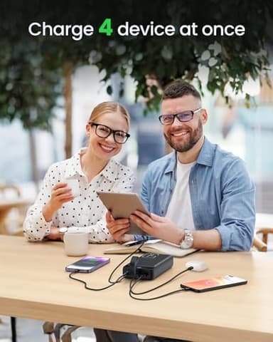 Morfec Power Bank Fast Charging 50000mAh - 22.5W Portable Charger USB C Quick Charge with 4 Outputs & 3 Inputs LED Display Huge Capacity External Battery Pack for iPhone, Samsung, iPad etc - Image 5