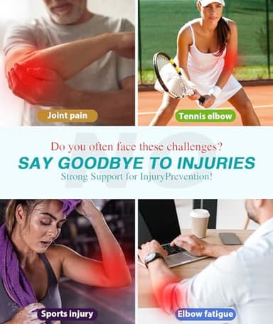 Oyakin Elbow Brace for Cubital Tunnel, Ulnar Nerve Entrapment brace, Adjustable Elbow Splint for Sleeping, Tendonitis, Tennis Elbow, Comfortable Stabilizer Support for Women and Men Fit Most - Image 2