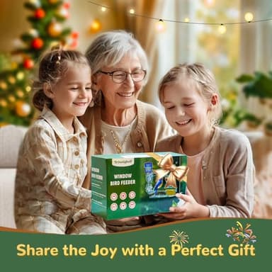 Window Bird Feeder with Strong Suction Cups, Durable Unique Transparent Yellow Acrylic, Perfect for Bird Watching, All-Weather Outdoor Use, Ideal Gift for Garden Outdoor Décor - Image 6