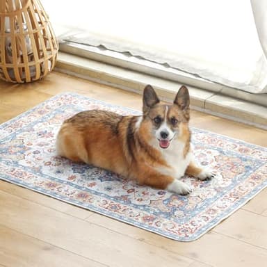 Washable Pee Pads for Dogs 2 Pack Reusable Puppy Training Pads 24"x18" Super Absorbent Waterproof Dog Training Pads, Non-Slip Potty Pads Whelping Pads Litter Mat Pet Supplies Beige - Image 3