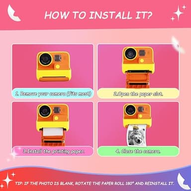 MIARALA 15 Rolls Instant Camera Refill Print Paper, HD Kidizoom Print Camera Paper Refill for Most Kids Instant Camera (57X25mm) - Image 6