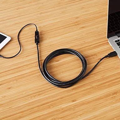 Amazon Basics USB-A 2.0 Extension Cable, Male to Female, 480Mbps Transfer Speed, 9.8 Foot, Black - Image 8