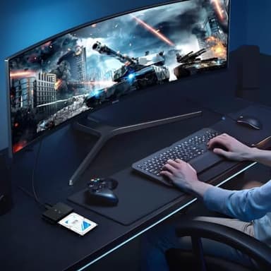 FIDECO USB 3.0 to SATA or IDE Adapter, Hard Drive Adapter Cable Universal for 2.5/3.5 inch SATA HDD/SSD & IDE HDD with 12V Power Adapter - Image 5