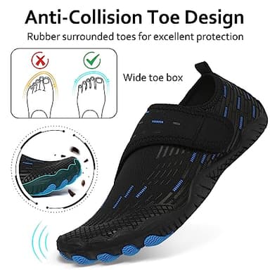 Water Shoes Mens Womens Quick-Dry Barefoot Swim Beach Pool Shoes Aqua Yoga Socks for Hiking Walking Diving Surf Outdoor Water Sports - Image 3