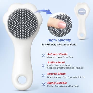 Cat Waterless Shampoo with Brush - No Rinse Formula for Quick Clean Between Baths, Hypoallergenic & Detangling, Reduce Itchy Skin Shedding & Odor Control,Vet-Recommended for Kittens/Senior Cats - Image 6