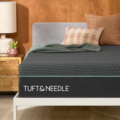 Tuft & Needle Mint Hybrid Medium Plush Cal King Size Mattress in a Box, Cooling Adaptive Foam, Individually-Wrapped Coils, 100 Night Trial, Fiberglass Free, CertiPUR-US, 10-Year Limited Warranty - Image 1