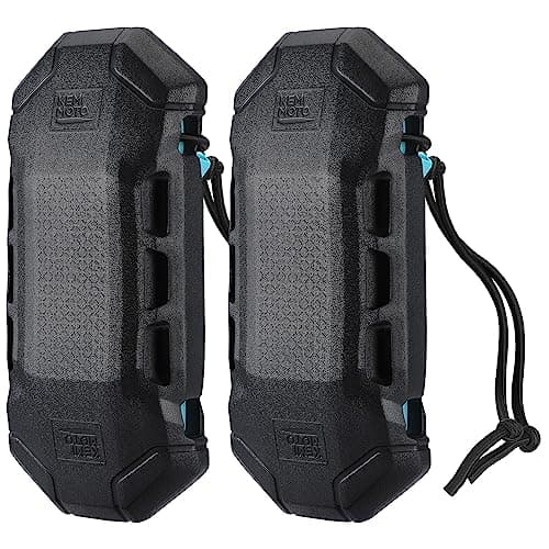 KEMIMOTO Boat Fenders, Boat Bumpers for Docking with Lope, Upgraded Boat Bumpers, Boat Fender for Docking for Pontoon, Jon Boat, Black, 2 PC - Image 1