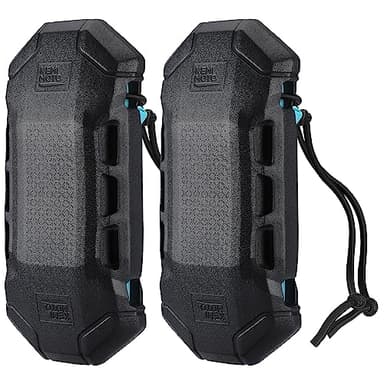 KEMIMOTO Boat Fenders, Boat Bumpers for Docking with Lope, Upgraded Boat Bumpers, Boat Fender for Docking for Pontoon, Jon Boat, Black, 2 PC - Image 1