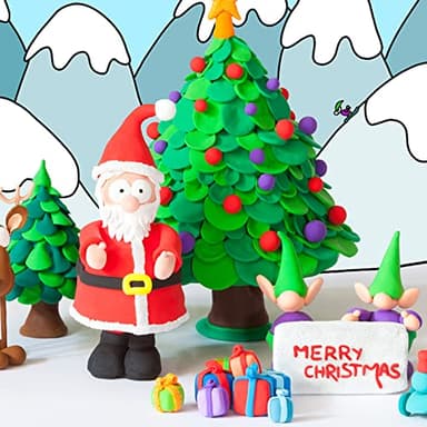 Air Dry Clay 24 Colors, Modeling Clay for Kids, DIY Molding Magic Clay, Toy Gifts for Age 3+ Years Old Boys Girls Kids - Image 9
