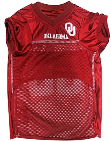 NCAA College Oklahoma Sooners Mesh Jersey for Dogs & Cats, XXX-Large. Licensed Big Dog Jersey with Your Favorite Football/Basketball College Team - Image 2