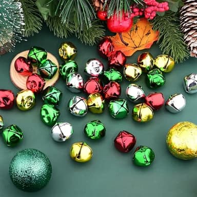 Essentials By Leisure Arts Arts Jingle Bells 9mm Silver 72pc - Image 4