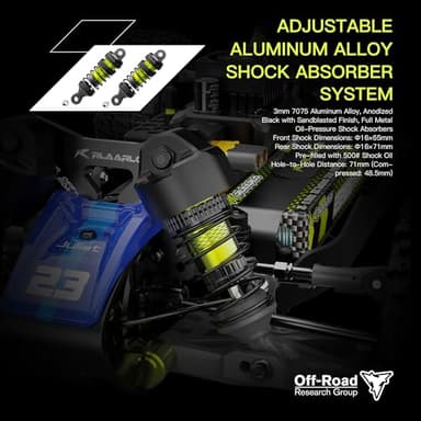 VIRCAS 1/12 Brushelss RC Cars, 50 MPH, RC Buggy, Remote Control Truck, 4×4 Monster Car, Ages 8+ - Image 5