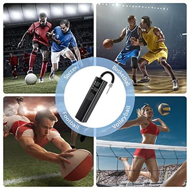 Pumteck MY01 Electric Ball Pump with Inflation & Deflation, Accurate Pressure Gauge and 4 Preset Modes, Automatic Ball Pump for Basketball, Soccer, Football and Volleyball (Max 15 PSI) - Image 5
