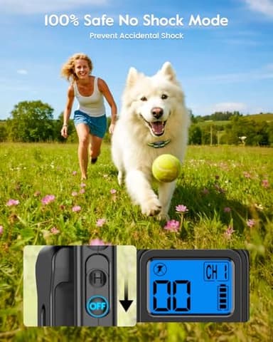 Dog Training Collar with 7 Training Modes, 4200Ft Remote Electronic Dog Shock Collar, Electric Shock Collar for Small Medium Large Dogs (Green) - Image 6