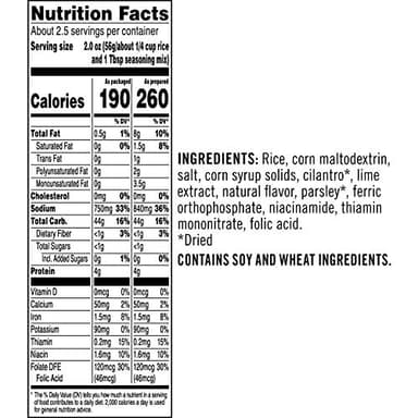 Rice-A-Roni Cilantro Lime, 5.6oz,12 Count - Image 10