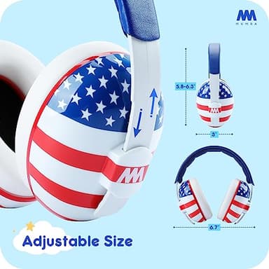Mumba Baby Ear Protection Noise Cancelling HeadPhones for Babies and Toddlers Baby Earmuffs - Ages 3-24+ Months - Image 8