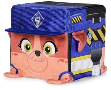 Rubble & Crew Stuffed Animals, Mix, 4-Inch Cube-Shaped Plush Toy for Kids Ages 3 and Up - Image 1