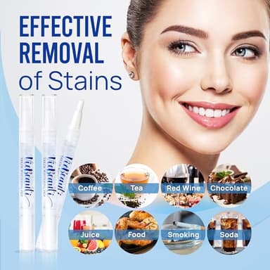 VieBeauti Teeth Whitening Pen (3 Pcs), 30+ Uses, Effective, Painless, No Sensitivity, Travel-Friendly, Easy to Use, Beautiful White Smile, Mint Flavor - Image 2